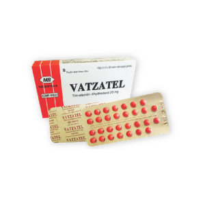 Thuốc Vatzatel 20mg điều trị đau thắt ngực (2 vỉ x 30 viên)