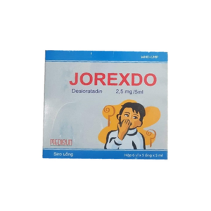 Thuốc Jorexdo 2.5mg Điều Trị Viêm Mũi, Mề Đay (Hộp 6 Vĩ X 5 Ống)