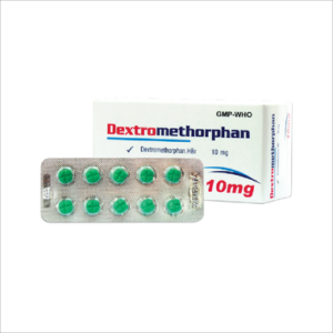 Thuốc Dextromethorphan 10mg TVP điều trị ho do họng và phế quản bị kích thích (10 vỉ x 10 viên)