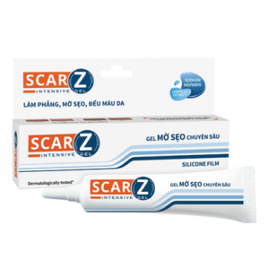 Gel ScarZ Intensive giúp giảm sẹo, mềm sẹo, đều màu da tuýp 9g