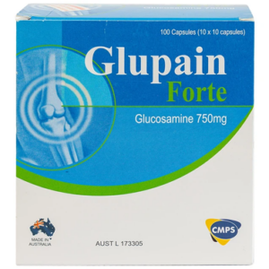 Thuốc Glupain Forte 750mg giảm triệu chứng thoái hóa khớp gối (10 vỉ x 10 viên)