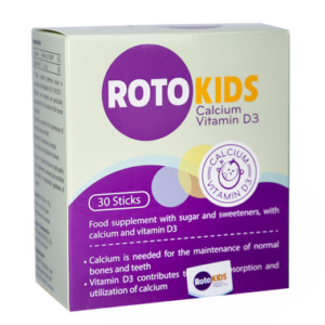 Cốm bổ sung Calcium, Vitamin D3 Rotokids (hộp 30 gói)