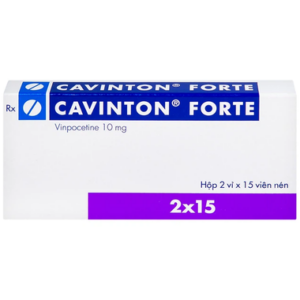 Thuốc Cavinton Forte 10mg Gedeon điều trị rối loạn tuần hoàn máu não (2 vỉ x 15 viên)