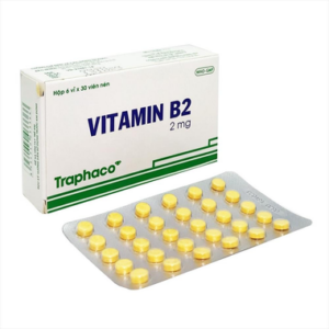 Thuốc Vitamin B2 Điều Trị Và Phòng Ngừa Thiếu Vitamin B2 (Hộp 6 Vỉ X 30 Viên)