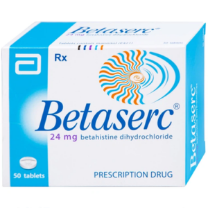 Thuốc Betaserc 24mg Abbott điều trị rối loạn tiền đình, chóng mặt (50 viên)