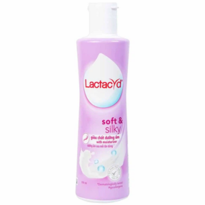 Dung dịch vệ sinh phụ nữ Lactacyd Soft & Silky bảo vệ dịu nhẹ, giảm khô, ngứa (250ml)