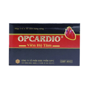 Thuốc Opcardio Phòng Ngừa Và Điều Trị Các Chứng Đau Thắt Ngực (Hộp 5 Vỉ X 10 Viên)