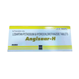 Thuốc Angizaar-H 50mg/12.5mg KRKA điều trị huyết áp cao (3 vỉ x 10 viên)