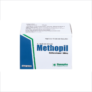 Thuốc Methopil 500mg Trị Đau Lưng Cấp Tính Do Co Thắt Cơ, Xương, Khớp (Hộp 5 Vỉ X 10 Viên)