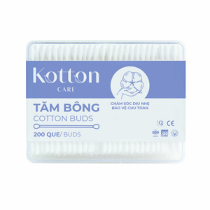 Tăm bông người lớn Kotton Care Bạch Tuyết  ( 200 Que)