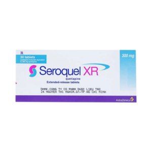 Thuốc Seroquel XR 300mg điều trị tâm thần phân liệt (3 vỉ x 10 viên)