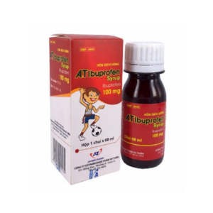 Hỗn dịch uống A.T Ibuprofen Syrup 100mg An Thiên giảm đau, kháng viêm (60ml)