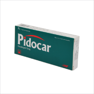 Viên nén Pidocar 75mg Pymepharco dự phòng biến cố do huyết khối động mạch (2 vỉ x 14 viên)