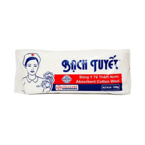 Bông y tế  Bạch Tuyết hỗ trợ chăm sóc cá nhân và chăm sóc y tế ( Bịch 100g )