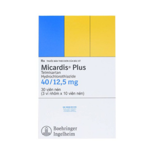 Thuốc Micardis Plus 40/12.5mg Boehringer điều trị bệnh tăng huyết áp (30 viên)