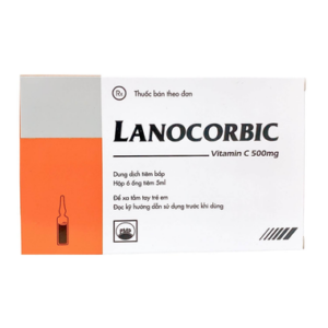 Dung dịch tiêm Lanocorbic 500mg/5ml điều trị bệnh scorbut (6 ống x 5ml)