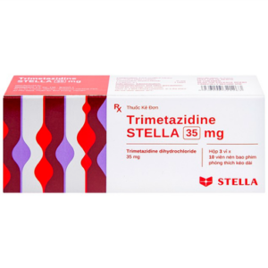 Thuốc Trimetazidine Stella 35mg điều trị đau thắt ngực ổn định (3 vỉ x 10 viên)