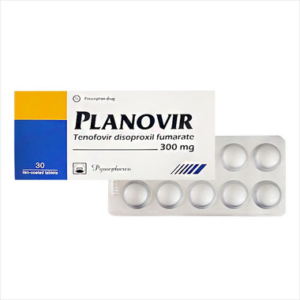 Thuốc PLANOVIR 300MG chỉ định trong điều trị dự phòng nhiễm HIV, viêm gan B mãn tính Hộp 3 vỉ x 10 viên