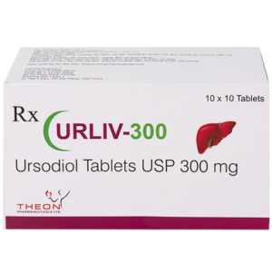 Thuốc Urliv 300mg hỗ trợ điều trị xơ gan ứ mật nguyên phát (Hộp 100 viên)