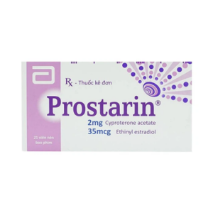 Thuốc Prostarin Abbott ngăn chặn biểu hiện cường androgen ở da (1 vỉ x 21 viên)