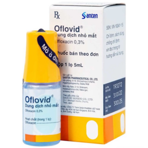 Thuốc nhỏ mắt Oflovid Saten điều trị viêm kết mạc, lẹo mắt, viêm mi mắt (5ml)