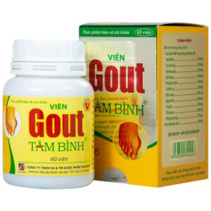 Thực phẩm bảo vệ sức khỏe Viên Gout Tâm Bình (60 Viên)