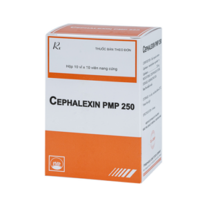 Thuốc Cephalexin 250 PMP điều trị nhiễm khuẩn (10 vỉ x 10 viên)