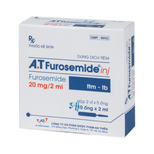 Thuốc A.T Furosemide inj điều trị phù nề (10 ống x 2ml)