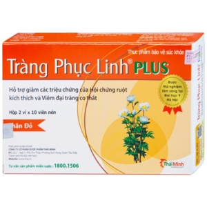 Thực phẩm bảo vệ sức khỏe Tràng Phục Linh Plus (Hộp 2 vỉ x 10 viên)