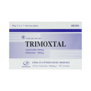 Thuốc Trimoxtal Mipharmco điều trị nhiễm trùng (2 vỉ x 7 viên)