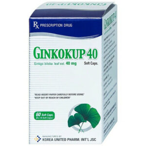 Thuốc Ginkokup 40mg điều trị bệnh sa sút trí tuệ (60 viên)