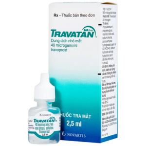 Thuốc nhỏ mắt Travatan trị tăng nhãn áp (2.5ml)