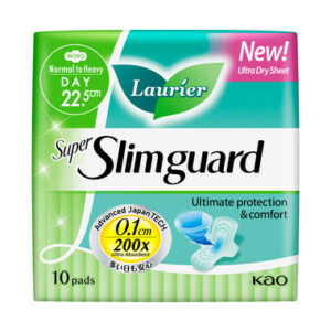 Băng vệ sinh Laurier Super Slimguard 22,5cm không hương (8 miếng)