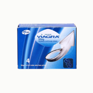 Thuốc Viagra 50mg hỗ trợ điều trị rối loạn cương dương (Hộp 4 viên)