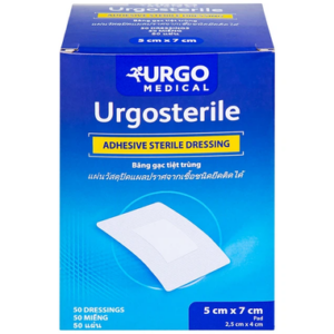 Băng gạc Urgosterile bảo vệ và che phủ vết thương (5cm x 7cm)  50 miếng