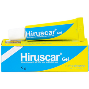 Gel Hiruscar Medinova điều trị sẹo lõm, sẹo lồi (5g)