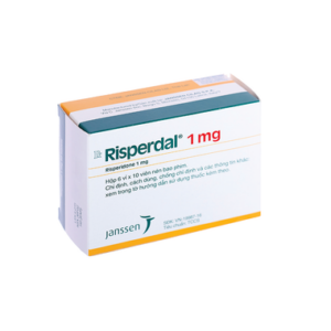 Thuốc Risperdal 1mg Janssen điều trị bệnh tâm thần phân liệt (6 vỉ x 10 viên)