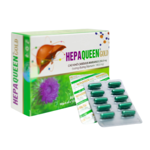 Thuốc Hepaqueen Gold điều trị gan nhiễm mỡ, rối loạn chức năng gan mạn tính (6 vỉ x 10 viên)