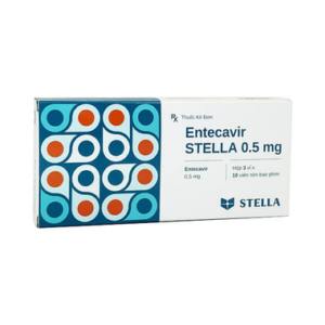 Thuốc Entecavir 0.5mg Stella kháng virus, điều trị viêm gan B (3 vỉ x 10 viên)