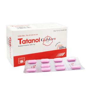 Thuốc Tatanol Children 325mg Giúp Giảm Đau Hạ Sốt (Hộp 10 Vĩ X 10 Viên)