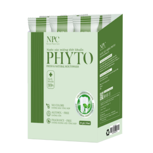 Nước súc miệng diệt khuẩn Phyto làm sạch khử hôi miệng 20 gói