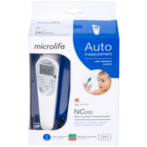 Nhiệt Kế Hồng Ngoại Đo Trán Microlife NC200 Không Cần Tiếp Xúc, Cho Kết Quả Sau 1 Giây