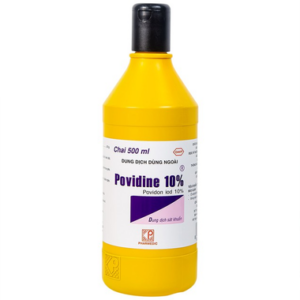 Dung dịch sát khuẩn Povidine 10% Pharmedic ngăn ngừa nhiễm khuẩn ở vết cắt, vết trầy (500ml)