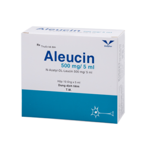 Thuốc tiêm Aleucin 500mg/5ml  hỗ trợ điều trị chóng mặt (Hộp 10 ống)