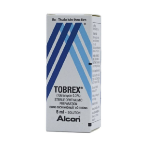 Thuốc nhỏ mắt Tobrex điều trị nhiễm trùng nhãn cầu (5ml)