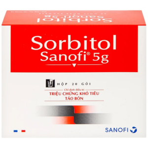 Thuốc bột Sorbitol Sanofi 5g điều trị triệu chứng táo bón, khó tiêu (20 gói x 5g)