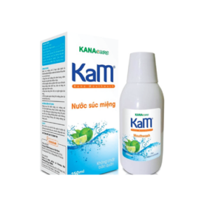 Nước súc miệng Kam ngăn chặn sự phát triển của vi khuẩn và mảng bám cao răng (250ml)