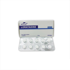 Thuốc Axcel Loratadine 10mg giảm các triệu chứng dị ứng (10 vỉ x 10 viên)