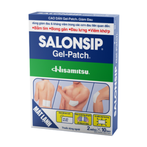 Miếng dán Salonsip Gel-Patch Hisamitsu giúp giảm đau, kháng viêm (20 miếng)