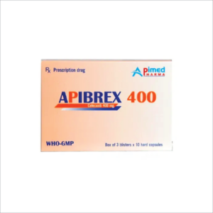 Thuốc Apibrex 400 điều trị viêm khớp dạng thấp & các bệnh viêm xương khớp ở người lớn ( 3 vỉ x 10 viên )